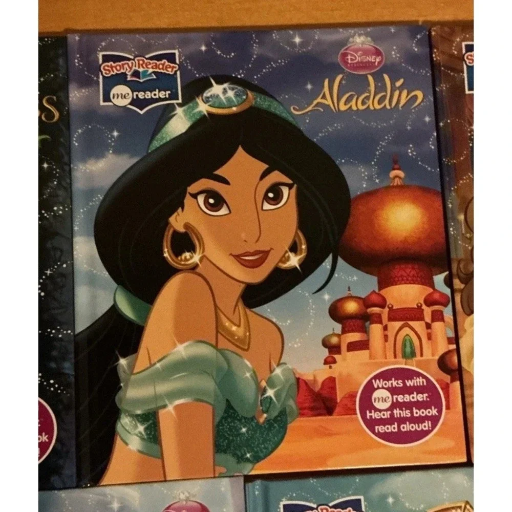 Lot 5 Story Reader Me Reader Disney Princess Aladdin Little Mermaid‎ And 3 More